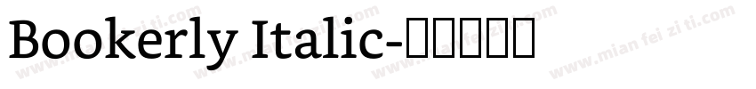 Bookerly Italic字体转换